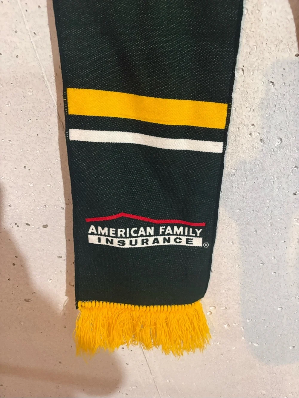Lot of 2 Green Bay Packers Logo Scarves